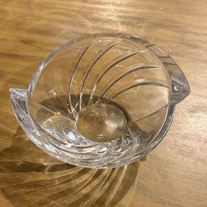 Lenox Ovations Breezes Collection Oblong Lead Crystal 9" Bowl (Never Used)